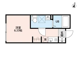 赤羽terrace(アカバネテラス)【2階】の間取り