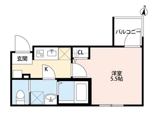 T.A足立区大谷田3丁目ⅡB棟【3階】の間取り