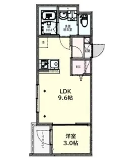 KLEIS北上尾Ⅲ【3階】の間取り