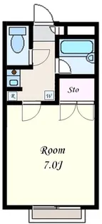 カーサエトワール【1階】の間取り