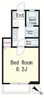 クレセント【1階】の間取り