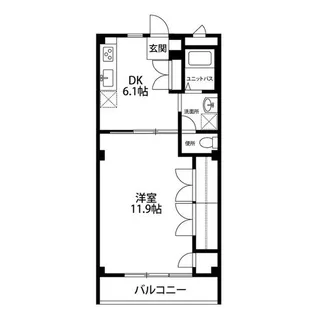 アムール古里【1階】の間取り