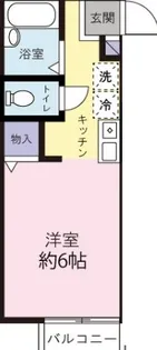 ユーストリート【2階】の間取り