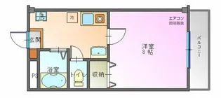 アイリッシュコート【1階】の間取り