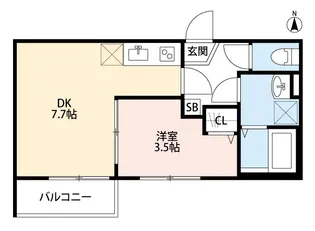 T.Aさいたま市北区大成町4丁目ⅢB棟(ティーエーサイタマシキタク【2階】の間取り