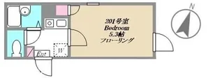 リッシェル北千住【2階】の間取り