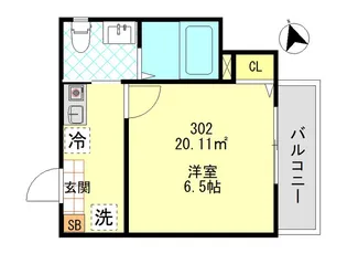 グレイス四ツ木【3階】の間取り