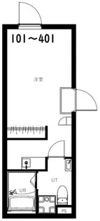 RSC町屋【4階】の間取り