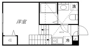 bleu aile【2階】の間取り