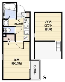 プリムス大宮【3階】の間取り