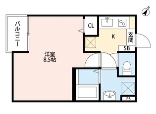air(エアー)【2階】の間取り