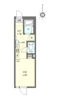 サンハイツ江戸川【1階】の間取り