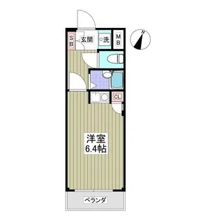 新都心プラザA【4階】の間取り