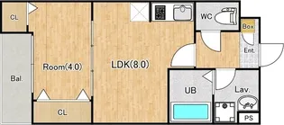 ジーメゾン上尾仲町【2階】の間取り
