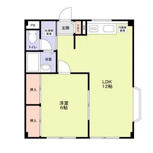 エステートピア星野【3階】の間取り