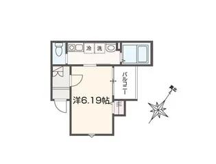 MELLAS上尾【2階】の間取り