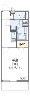クレイノSASALA【1階】の間取り