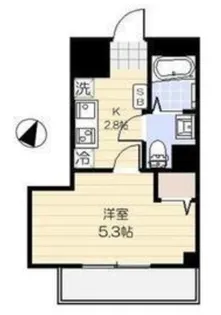 サンシエ大宮【1階】の間取り