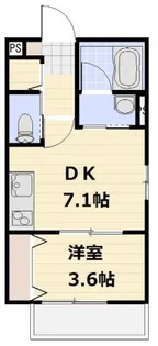 グランパーク【1階】の間取り