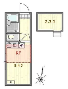 ノーザンロード北千住Ⅱ【3階】の間取り