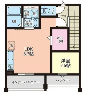 グレイシャス白岡【2階】の間取り
