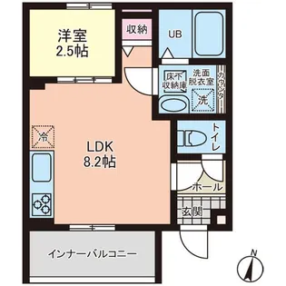グレイシャス白岡【1階】の間取り