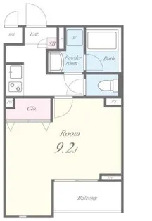 プランドール浦和仲町【1階】の間取り