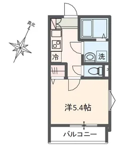 メルディア大和田Ⅲ【3階】の間取り