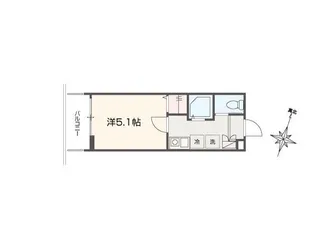 MELLAS武蔵浦和【1階】の間取り