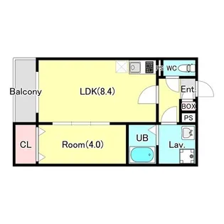 ジーメゾン見沼大和田サウス【1階】の間取り