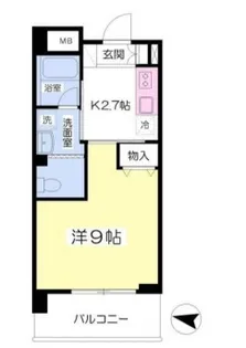 プラージュ南与野【5階】の間取り