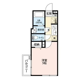 エクセラン西尾久South【4階】の間取り