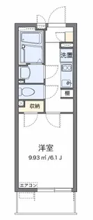 クレイノ彩Ⅴ【1階】の間取り