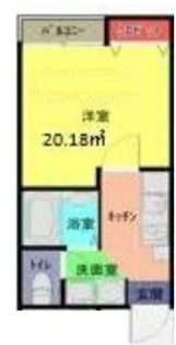 リベルテ春日部【2階】の間取り