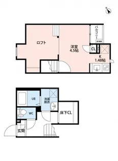 CB春日部アネーロ【1階】の間取り