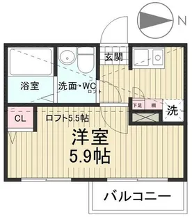 ブルーム浦和元町【3階】の間取り