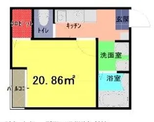 LE CHOCOLAT 春風のすみか【2階】の間取り