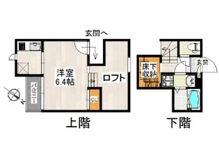 CB七里クアルト【2階】の間取り