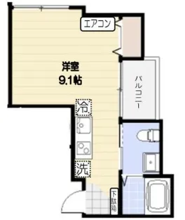 アスピオスヴィラ【2階】の間取り