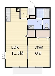 グランドガーデンOMIYA【1階】の間取り