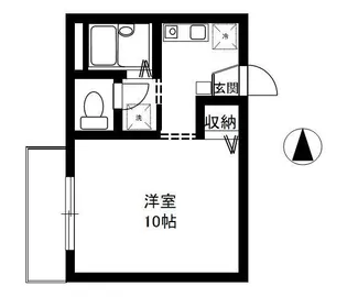 アイット【2階】の間取り