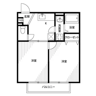 アムール HORINOUCHI【2階】の間取り