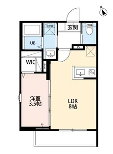 アクシス東大宮【3階】の間取り