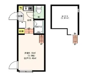 NYC北千住の間取り