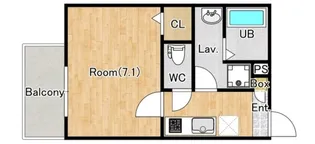 ジーメゾン見沼大和田フィエルテ【2階】の間取り