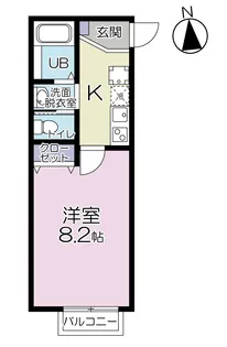 キャメル南柏5【2階】の間取り