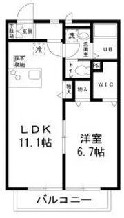 ディアコートA棟【3階】の間取り