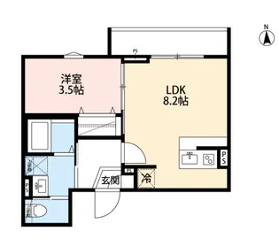 robot home六町Ⅱ【2階】の間取り