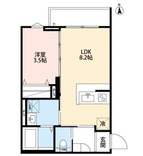 robot home六町Ⅱ【3階】の間取り
