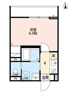 robot home六町Ⅱ【1階】の間取り